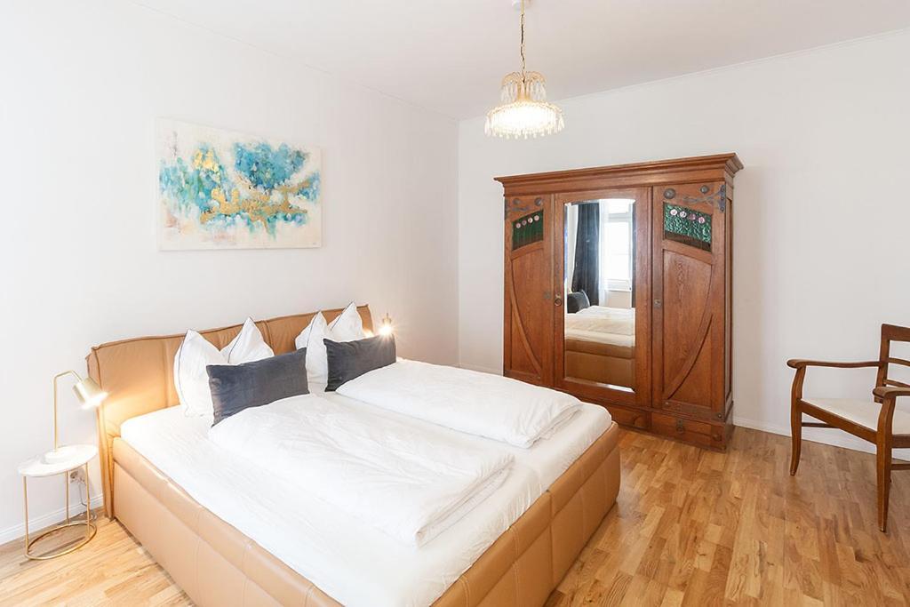 Stilvoll & Ruhig - Zentrale Top-Lage - King Bett Лейпциг Екстер'єр фото